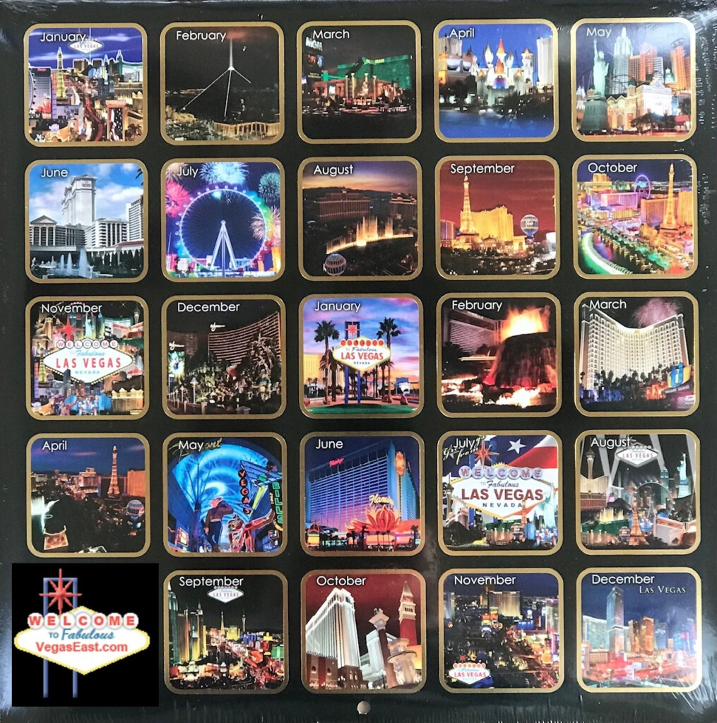 2022 2023 24 Month 2 Year Las Vegas Wall Calendar MGM Mirage Venetian 