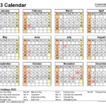2023 Calendar Free Printable Word Templates Calendarpedia