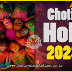 2023 Choti Holi Puja Date Time 2023 Choti Holi Calendar Festivals