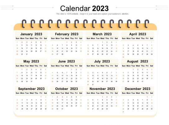  39 Calendar 2023 39 Powerpoint Templates Ppt Slides Images Graphics And Themes
