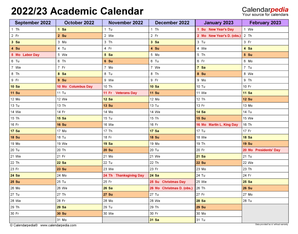 Cal Poly Slo Academic Calendar 2022 23