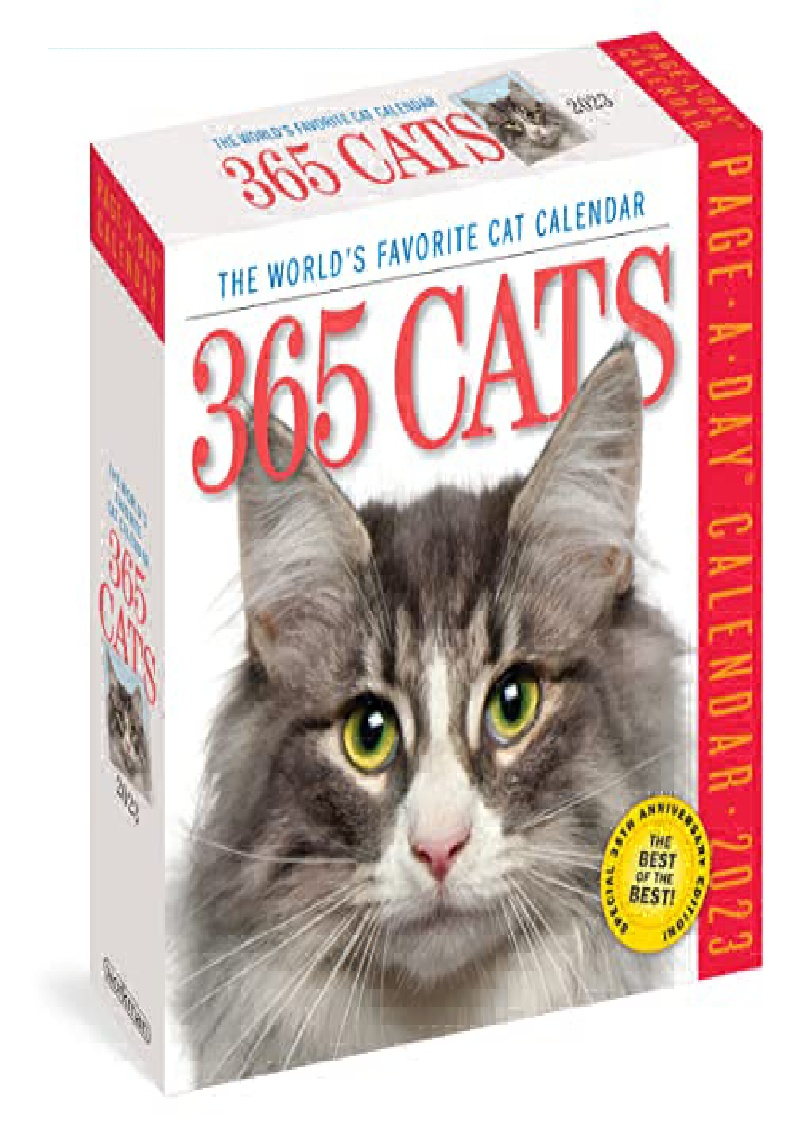 Download 365 Cats Page A Day Calendar 2023 Jeannieandersen