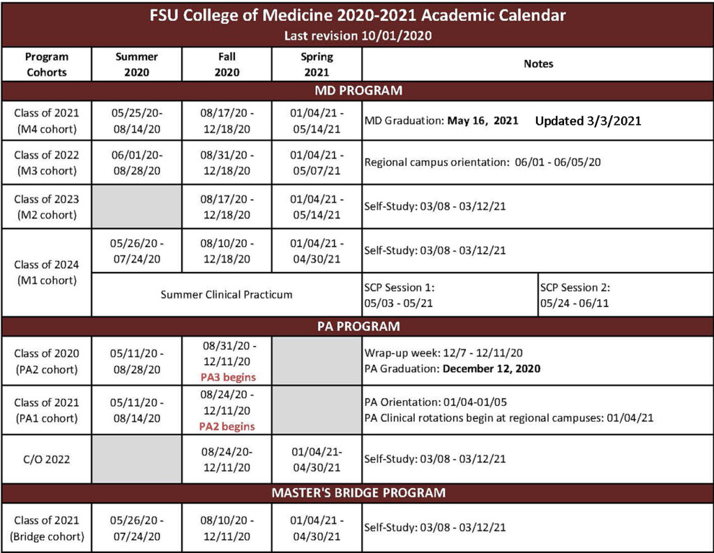 Fsu 2022 Academic Calendar Calendar 2022