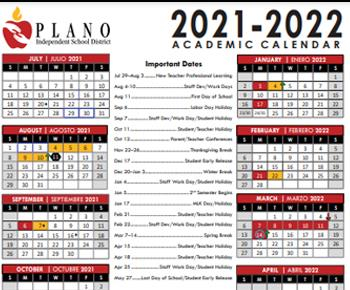 Plano Isd Calendar 2021 2022