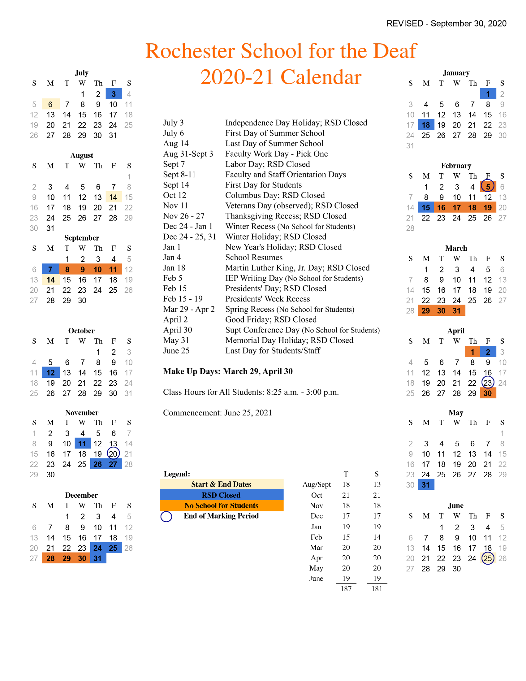 University Of Rochester Academic Calendar 2023