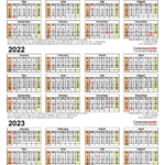 2021 2023 Three Year Calendar Free Printable Excel Templates Inside