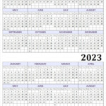 2022 And 2023 Calendar Monday Start Free Printable 2 Year Calendar