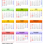 2023 Calendar Free Printable PDF Templates Calendarpedia