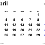 April 2022 Calendar Templates For Word Excel And PDF