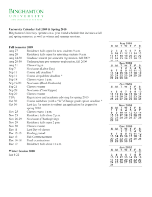 Binghamton University Calendar 2021 2022 Printable March