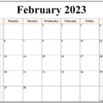 February 2023 Calendar Free Printable Calendar Templates