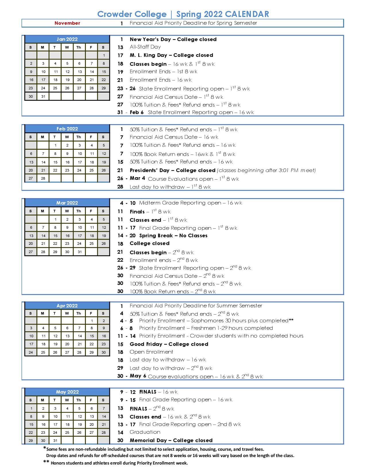 Mizzou 20222023 Academic Calendar