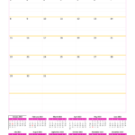 Monthly Calendar 2023 Vertical Calendar Quickly
