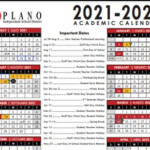 Plano Isd Calendar 2021 2022
