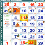 Tamil Calendar 2021 August Month Calendar Sep 2021