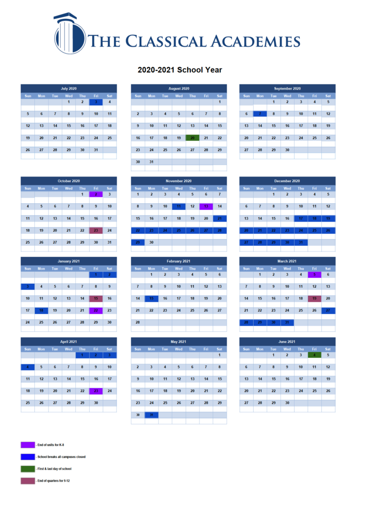 Vista Academy Calendar 2022 2023 July Calendar 2022