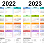 2 Year Calendar 2022 And 2023 April 2022 Calendar