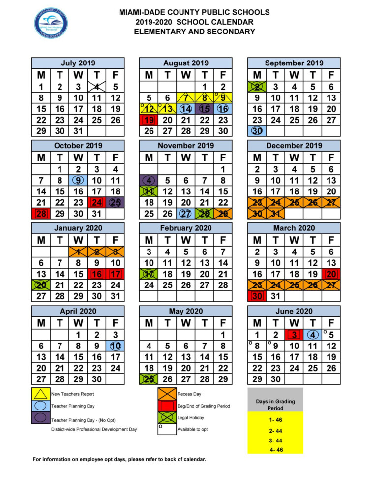 2022 2023 Miami Dade Elementary Calendar Premieres Calendar 2022