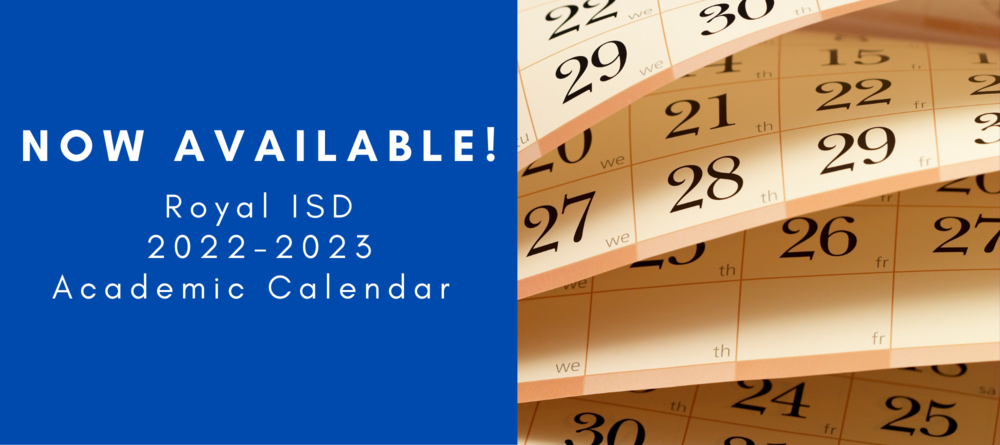 2022 2023 RISD Academic Calendar Royal Junior High School