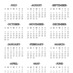 2022 2023 School Year Calendar Free Printable Paper Trail Design