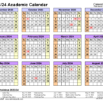2023 2024 Academic Calendar Printable Calendar Riset