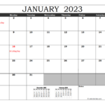 2023 Excel Calendar With Holidays 2023 Photos