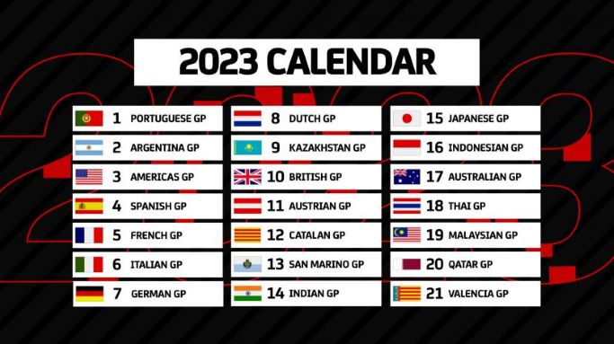 2023 MotoGP Calendar Countries Circuits And Dates Automobilsport