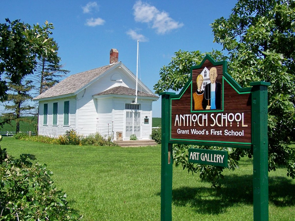 Antioch School Grant Wood s First School Antioch School I Flickr