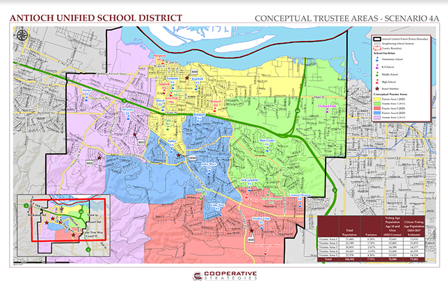 Antioch Unified School District Releases Two Additional District Map