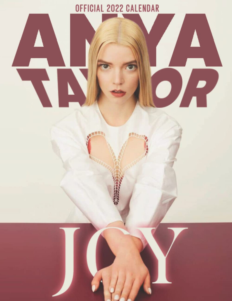 Buy Anya Taylor Joy Calendar 2022 2023 Anya Taylor Joy OFFICIAL 