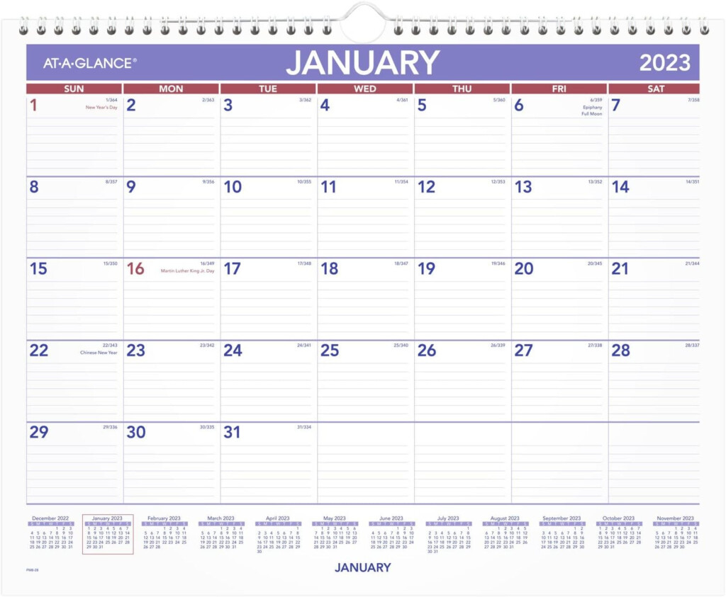 Buy AT A GLANCE 2023 Wall Calendar 15 X 12 Medium Wide Spiral Bound 