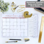 Buy Large Desk Calendar 2022 2023 Marble Desk Calendars 2022