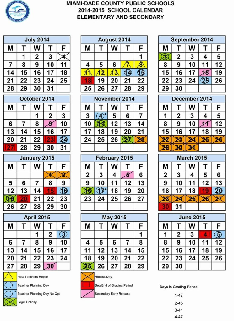 Dashing School Calendar In Miami Dade School Calendar Homeschool 