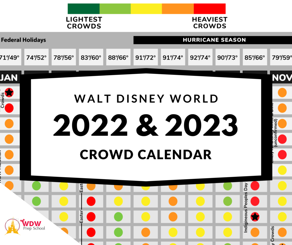 Disney Crowd Calendar February 2023