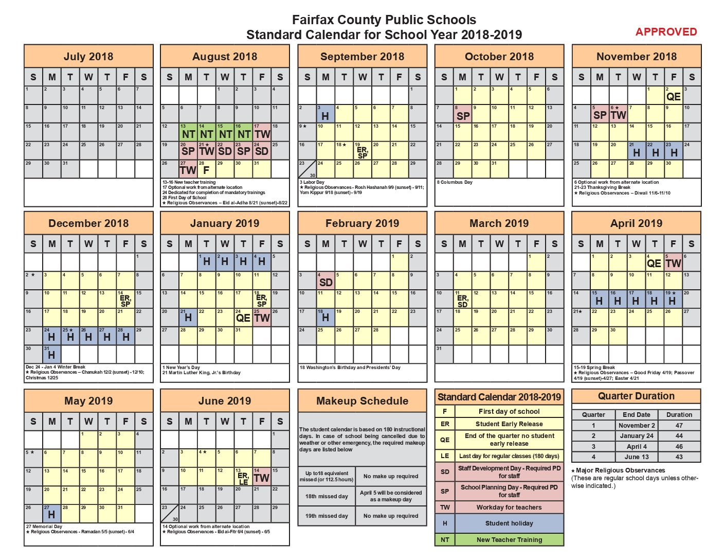Fairfax County Public Schools Calendar 2023 Schoolcalendars