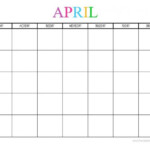 Free Printable Blank Monthly Calendars 2020 2021 2022 2023