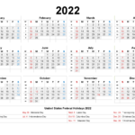 Free Yearly Calendar Example Calendar Printable
