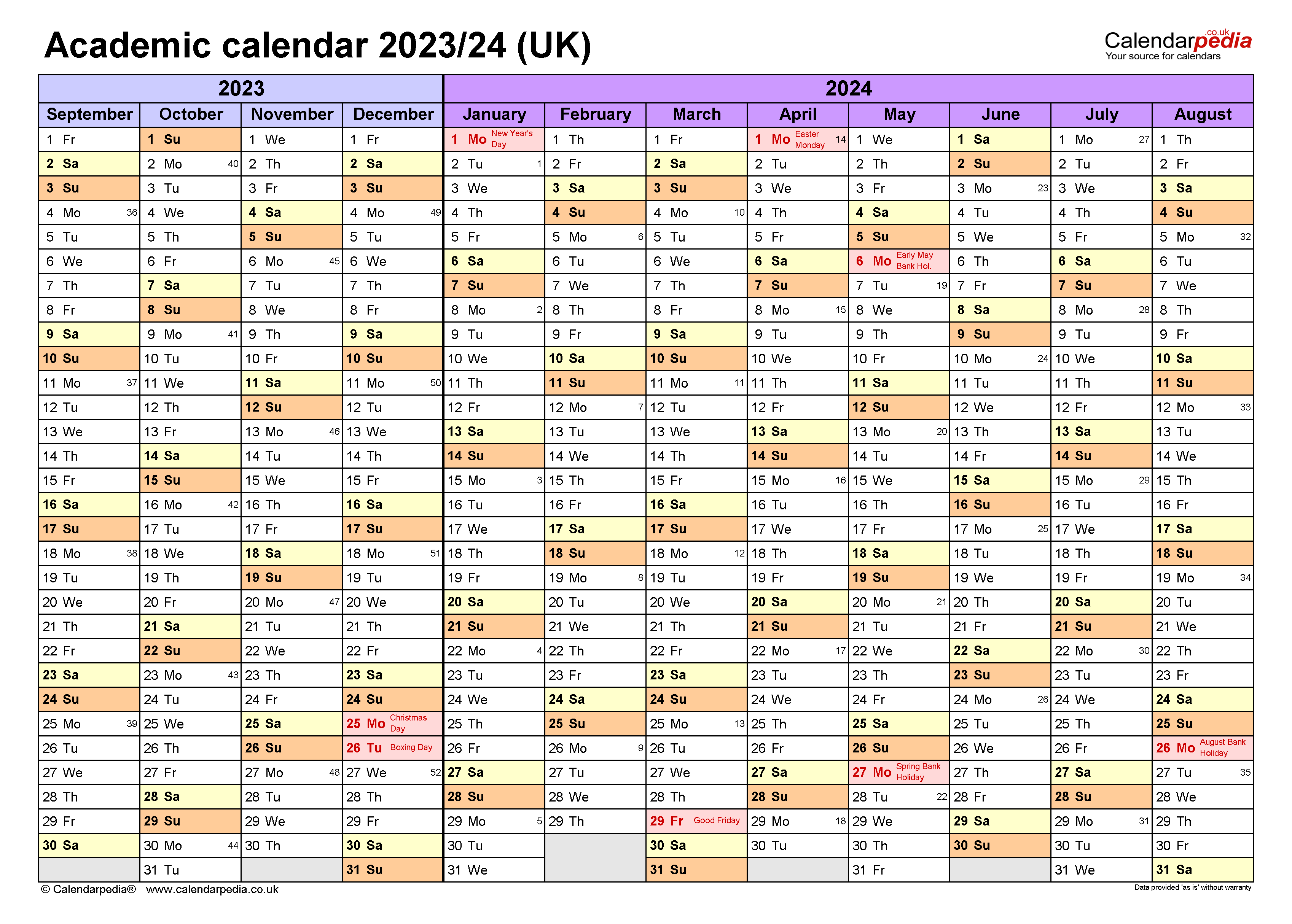 High Resolution Unk Academic Calendar 2023