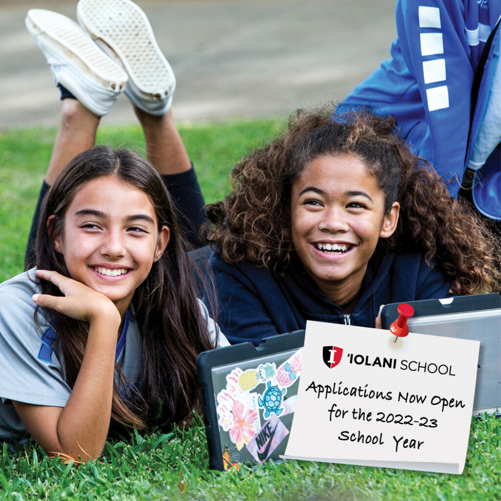  Iolani School Is Now Accepting Applications For 2022 23