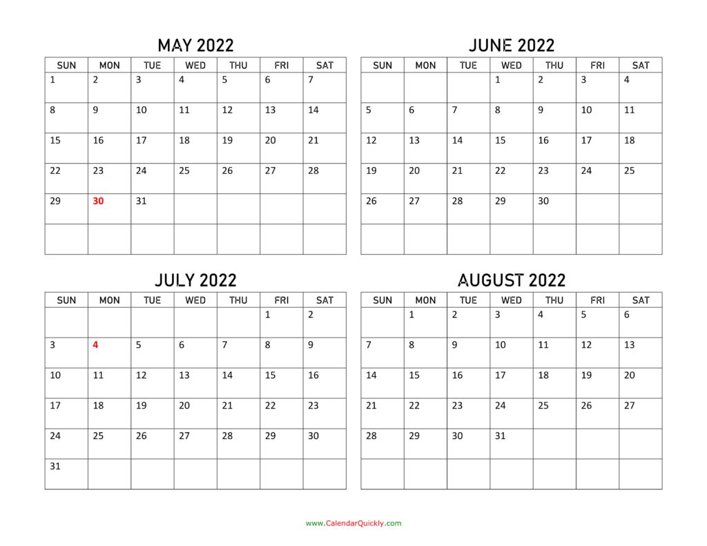 Jan Ksu Euro Unt Calendar May June July 2022 Calendar With Us Holidays 