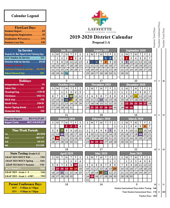 Lafayette Calendar Customize And Print