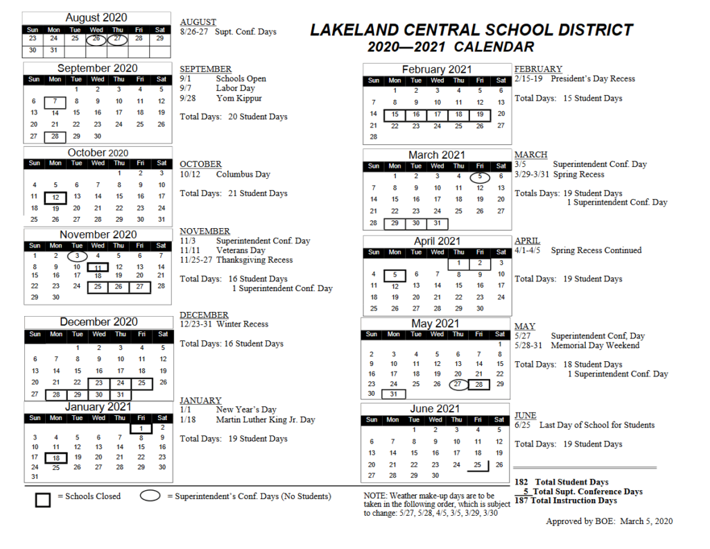 Lakeland Mom Calendar Customize And Print