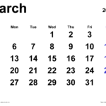 March 2023 Calendar Templates For Word Excel And PDF