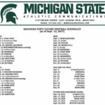 Michigan State Academic Calendar 2023 Printable Calendar 2023