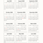 Printable Academic Calendar 2022 PRINTABLE CALENDAR 2021