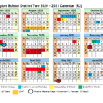 School District 2 Calendar 2021 United States Map
