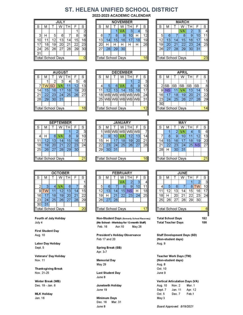 Slps School Calendar 2022 2023 May Calendar 2022