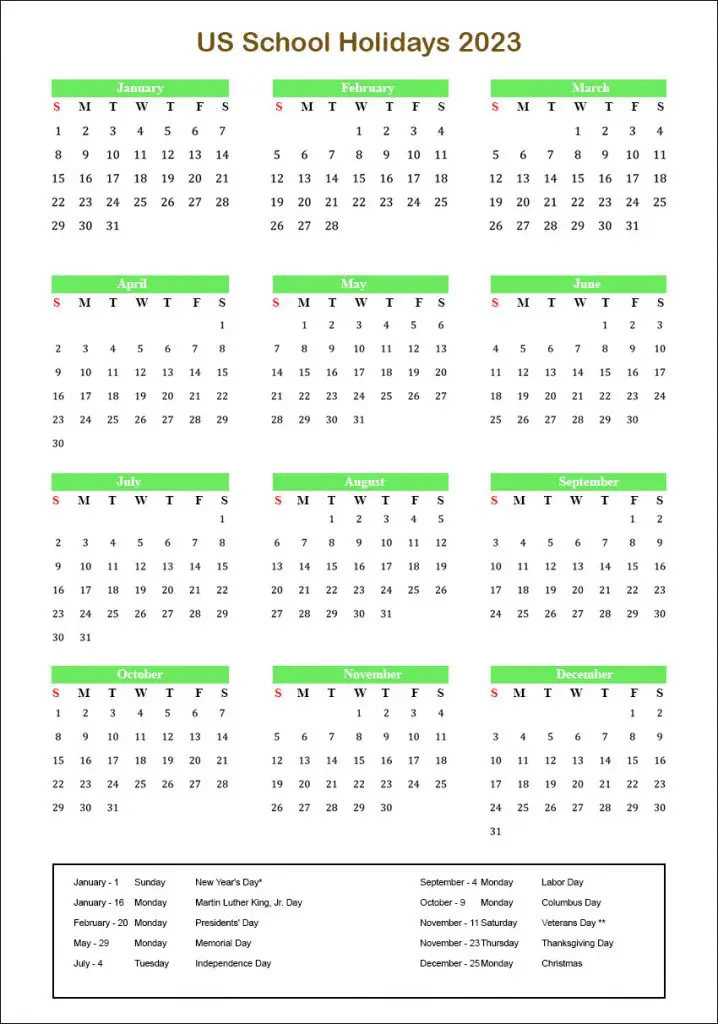 Uah Spring 2023 Calendar 2023
