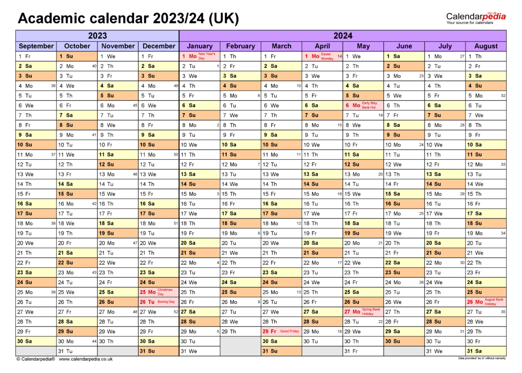 Wesleyan Academic Calendar 2023 2024 August 2023 Calendar